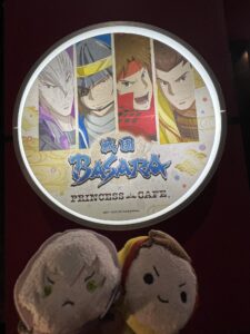 コラボカフェの入り口看板