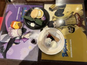 三成のパンケーキと家康の絆甘味プレート